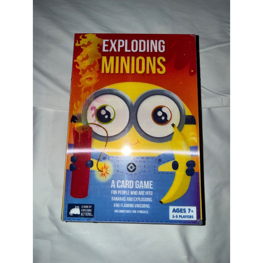 Exploding Minions Card Game by Exploding Kittens New Sealed Family Game Ages 7+